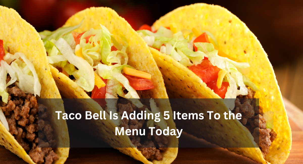 Taco Bell enthusiasts, rejoice! The beloved fast-food chain is spicing things up with the introduction of five new items to its already mouth-watering menu. In this exclusive update, we'll take a closer look at these delectable additions, unveiling the flavors, textures, and combinations that are set to tantalize your taste buds. 1. Crunchy Cheesy Chalupa Supreme Prepare your palate for a symphony of flavors with the Crunchy Cheesy Chalupa Supreme. This delectable creation features a crispy chalupa shell generously filled with seasoned beef, sour cream, lettuce, tomatoes, and a decadent three-cheese blend. Each bite promises a satisfying crunch paired with the creamy goodness of the cheese, making it a must-try for chalupa enthusiasts. 2. Fiery Diablo Nachos For those craving a spicy kick, the Fiery Diablo Nachos are here to deliver an explosion of heat. These nachos are loaded with zesty Diablo sauce, seasoned beef, nacho cheese, jalapeños, and topped with a dollop of cool sour cream. It's a perfect harmony of fiery and cooling elements, creating a bold and unforgettable taste. 3. Savory Street Corn Quesadilla Taco Bell takes inspiration from street food with the introduction of the Savory Street Corn Quesadilla. This innovative quesadilla features grilled chicken, a creamy jalapeño sauce, and a tantalizing street corn blend. The sweet and savory combination, coupled with the gooey melted cheese, ensures a quesadilla experience like no other. 4. Sweet Cinnamon Twists Waffle Cone Sundae Indulge your sweet tooth with the Sweet Cinnamon Twists Waffle Cone Sundae. Taco Bell is bringing dessert to a whole new level by combining their iconic cinnamon twists with a waffle cone, soft-serve ice cream, and a drizzle of caramel. It's the perfect treat to satisfy your cravings for something sweet after enjoying your savory favorites. 5. Refreshing Pineapple Freeze Quench your thirst with the new Refreshing Pineapple Freeze. This tropical delight combines the refreshing taste of pineapple with Taco Bell's signature freeze. It's a non-alcoholic, icy beverage that perfectly complements the bold flavors of your favorite Taco Bell items, making it an ideal choice to round off your meal. In conclusion, Taco Bell continues to captivate its fans by pushing the boundaries of flavor innovation. With these five new additions, the menu promises a culinary adventure that caters to diverse tastes. Whether you're a fan of the classics or eager to explore the latest offerings, Taco Bell's commitment to delivering bold and delicious options ensures there's something for everyone. Head to your nearest Taco Bell today and treat yourself to these exciting new menu items. Your taste buds will thank you for the flavorful journey they're about to embark on.